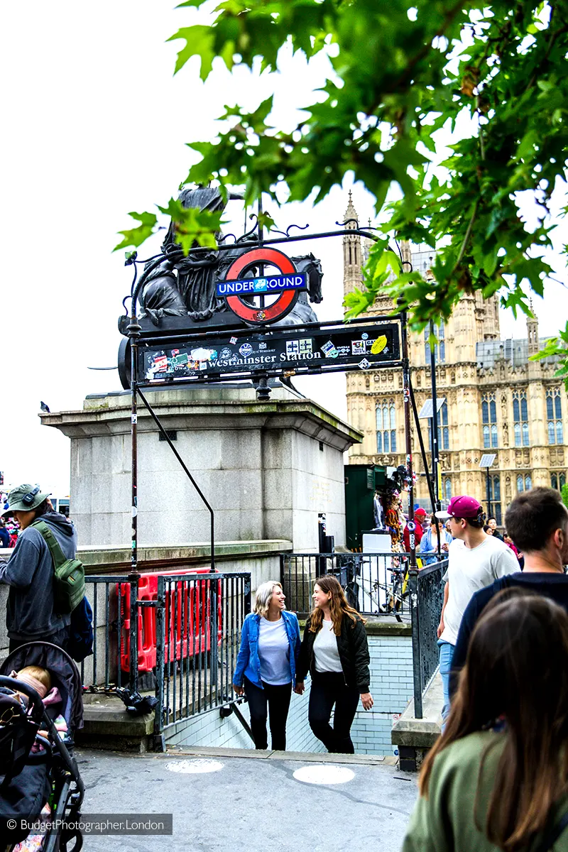 London Westminster Tube Exit