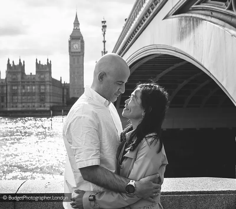 Couple at Westminster Archway